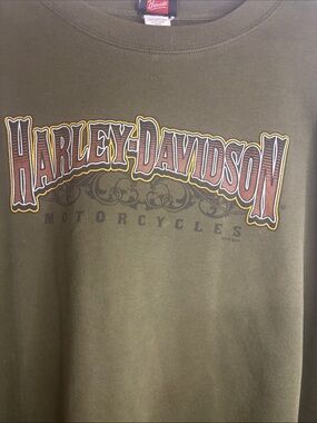 Harley Davidson Sweatshirt with Chest Graphic